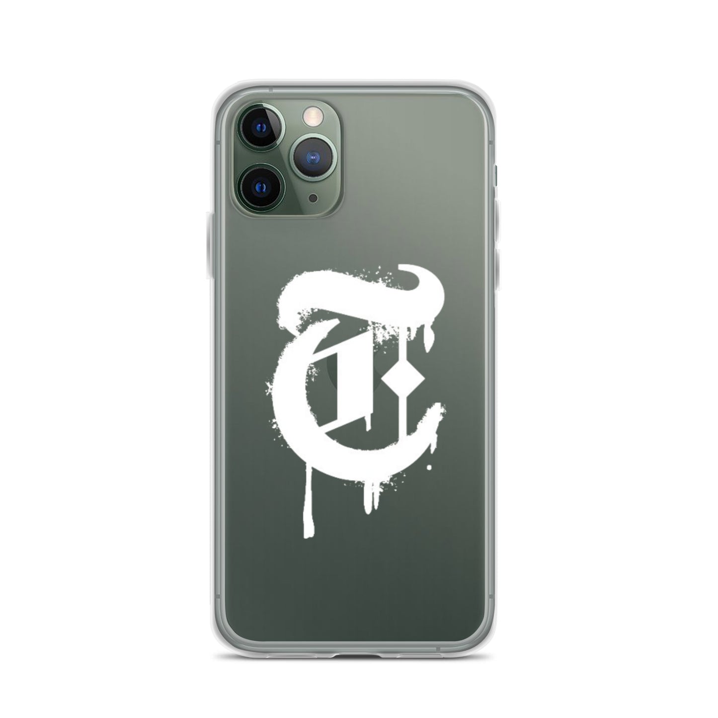 Drippy T Logo Clear Case