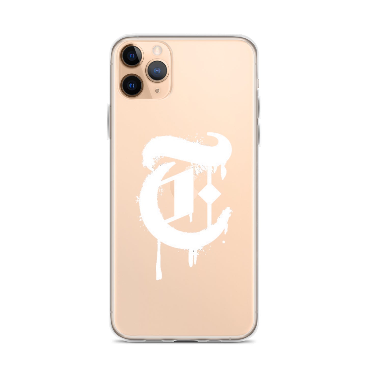 Drippy T Logo Clear Case