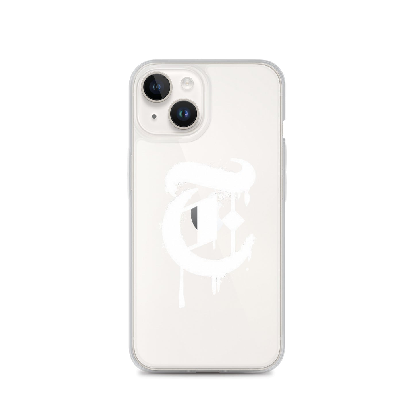 Drippy T Logo Clear Case