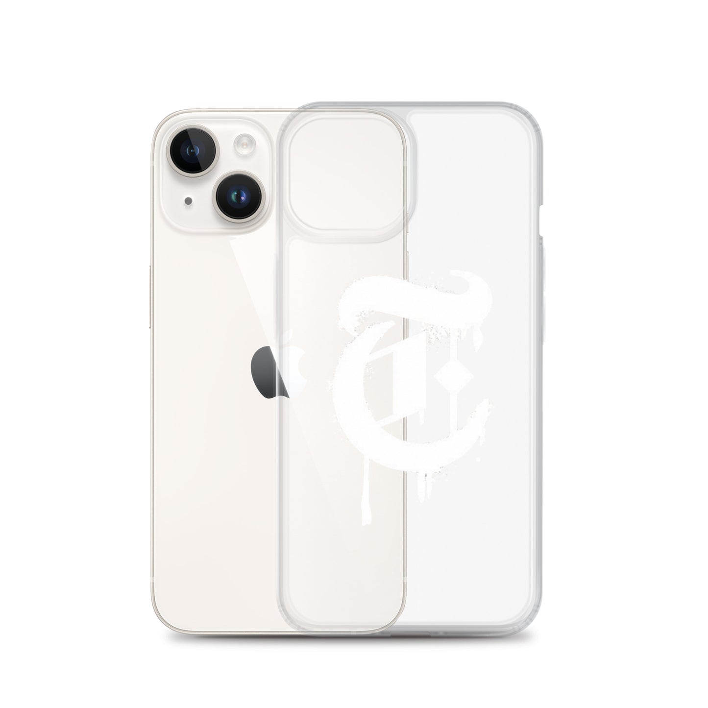 Drippy T Logo Clear Case