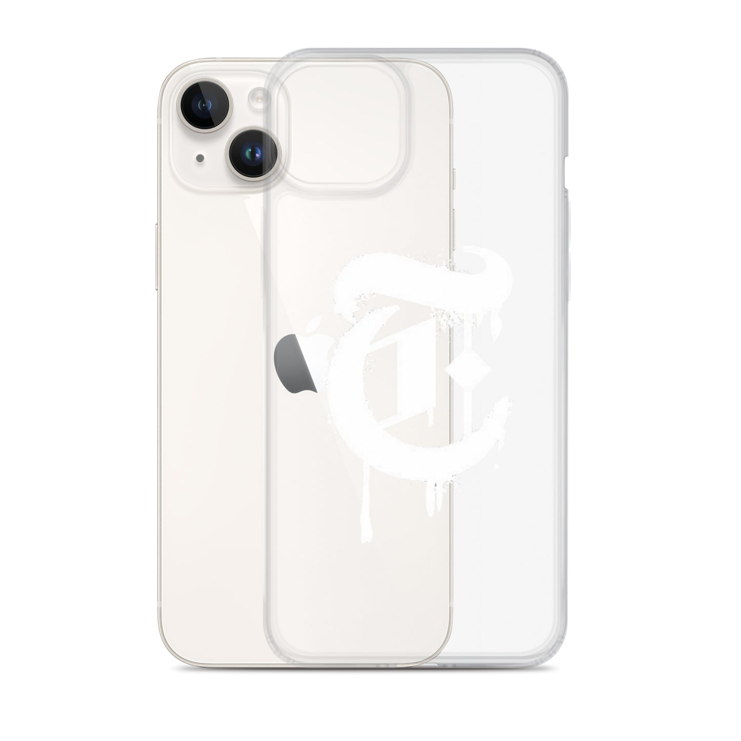 Drippy T Logo Clear Case