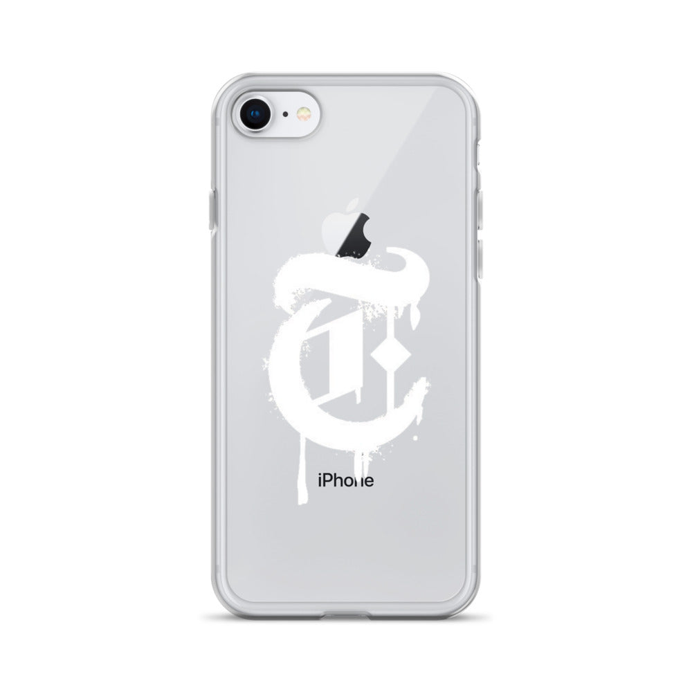 Drippy T Logo Clear Case