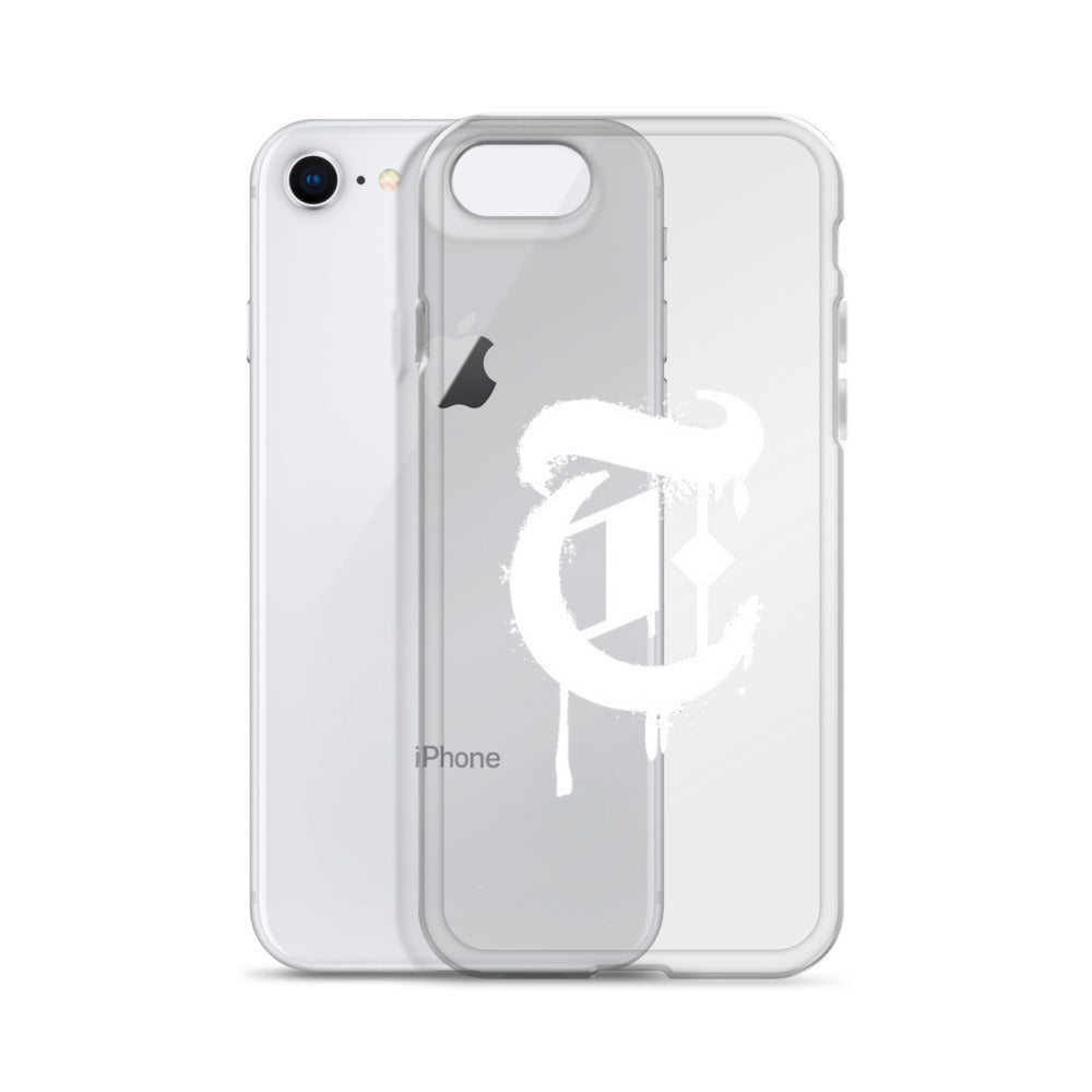 Drippy T Logo Clear Case