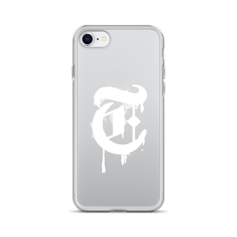 Drippy T Logo Clear Case