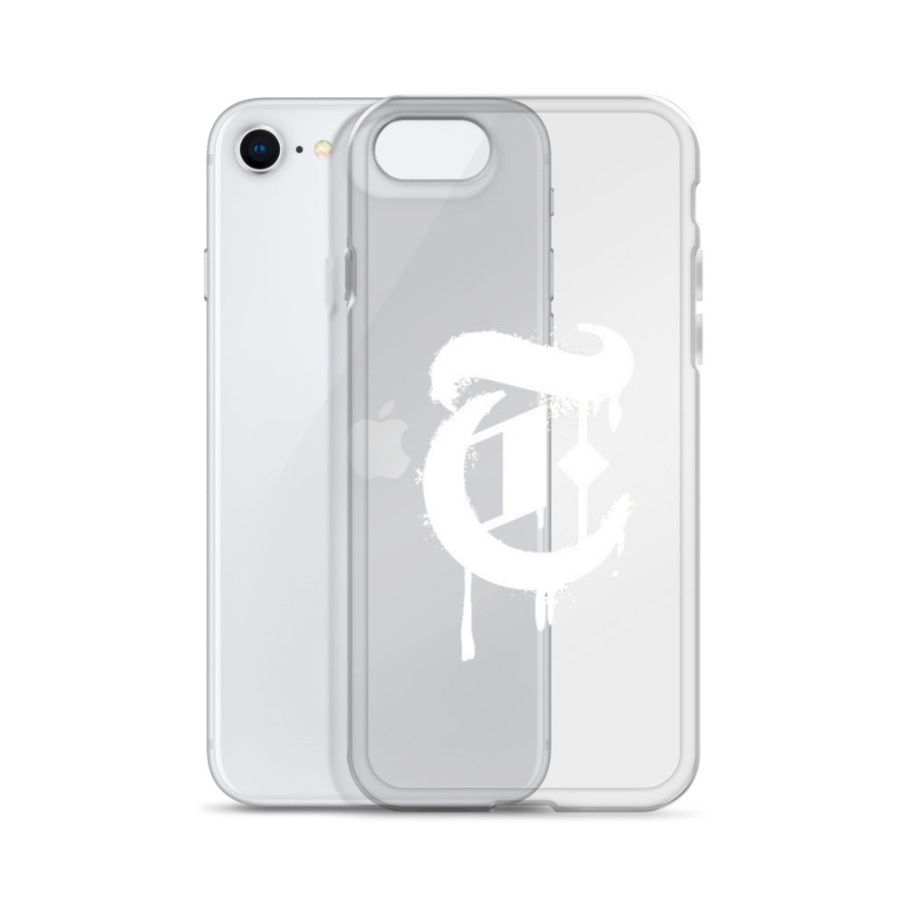 Drippy T Logo Clear Case