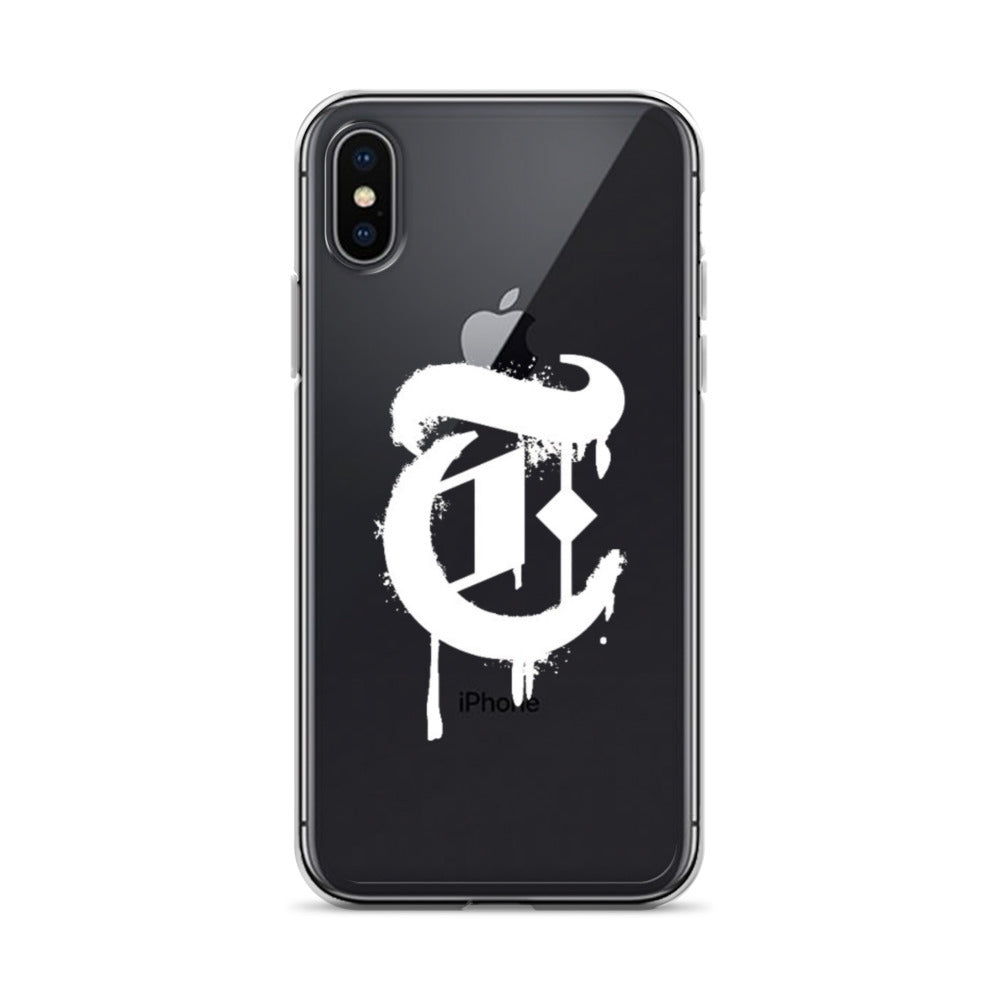Drippy T Logo Clear Case