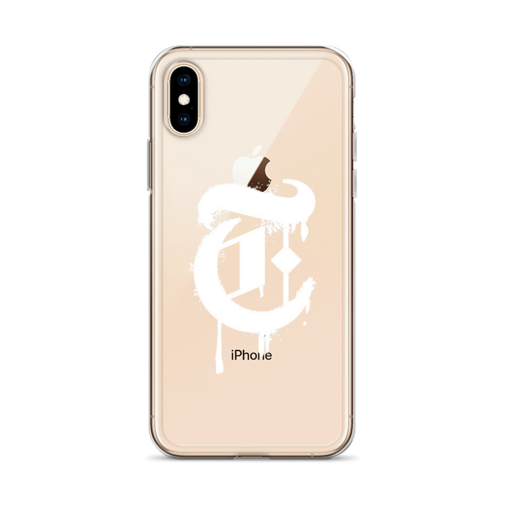 Drippy T Logo Clear Case