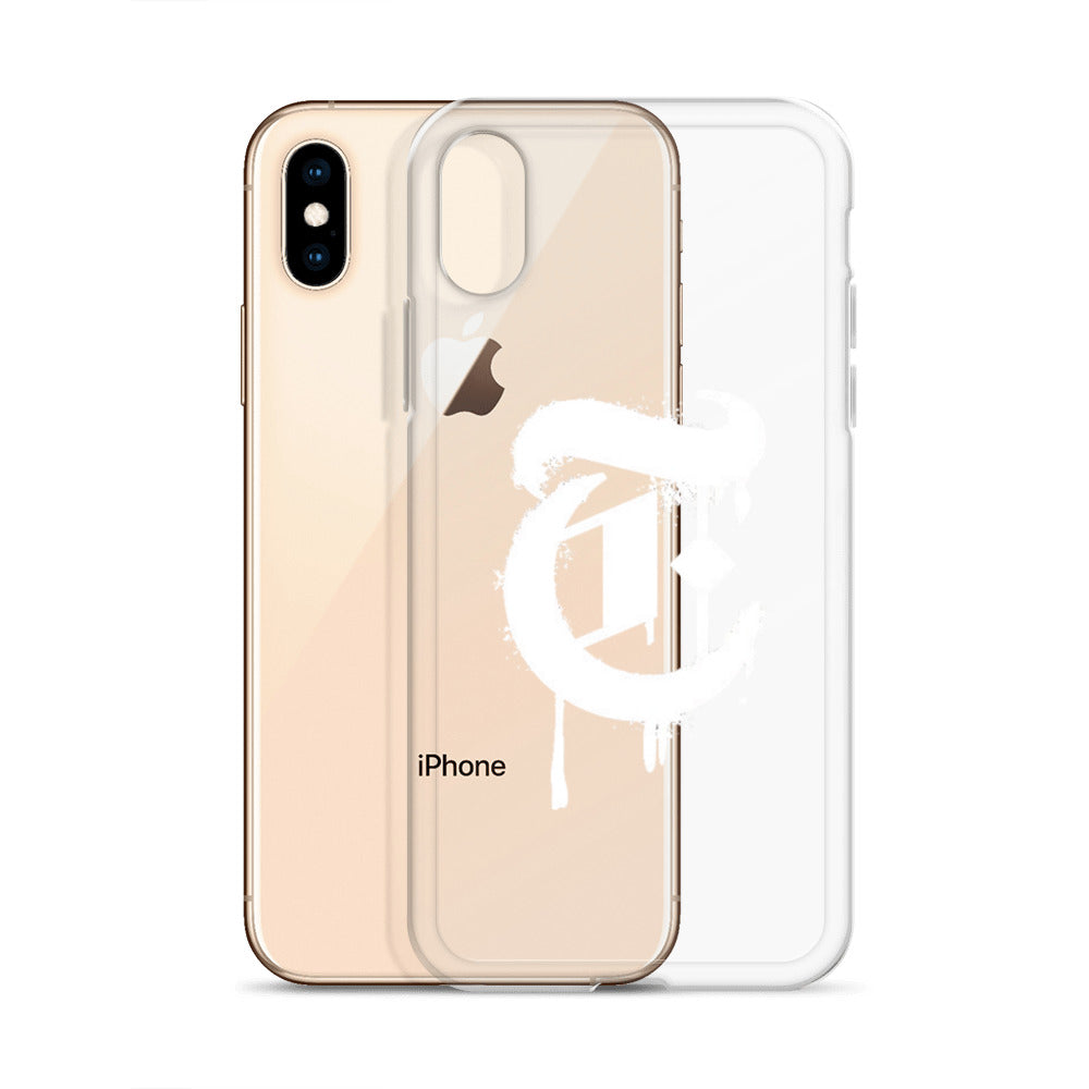 Drippy T Logo Clear Case