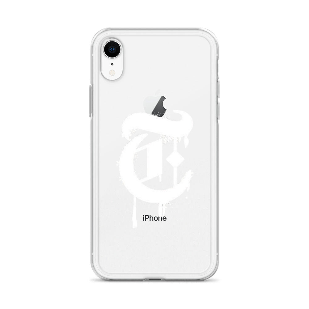 Drippy T Logo Clear Case