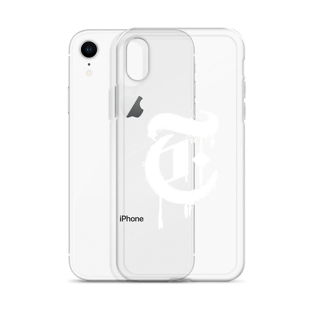 Drippy T Logo Clear Case
