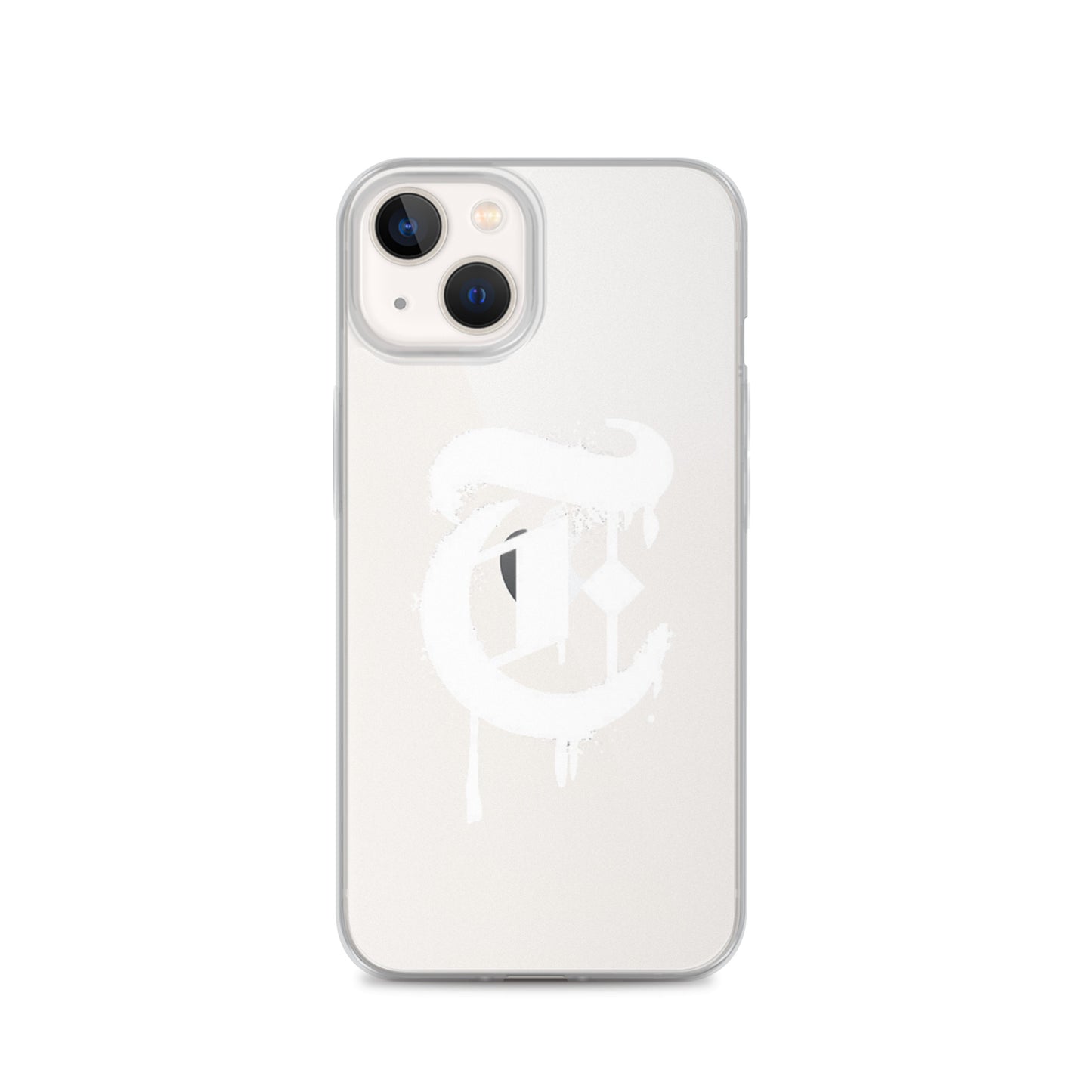 Drippy T Logo Clear Case